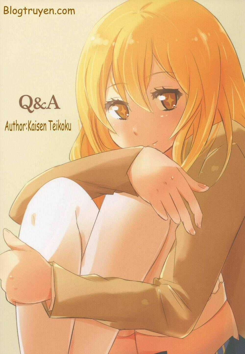 Q & A (To Aru Kagaku No Railgun Doujinshi ) Chapter 1 trang 0