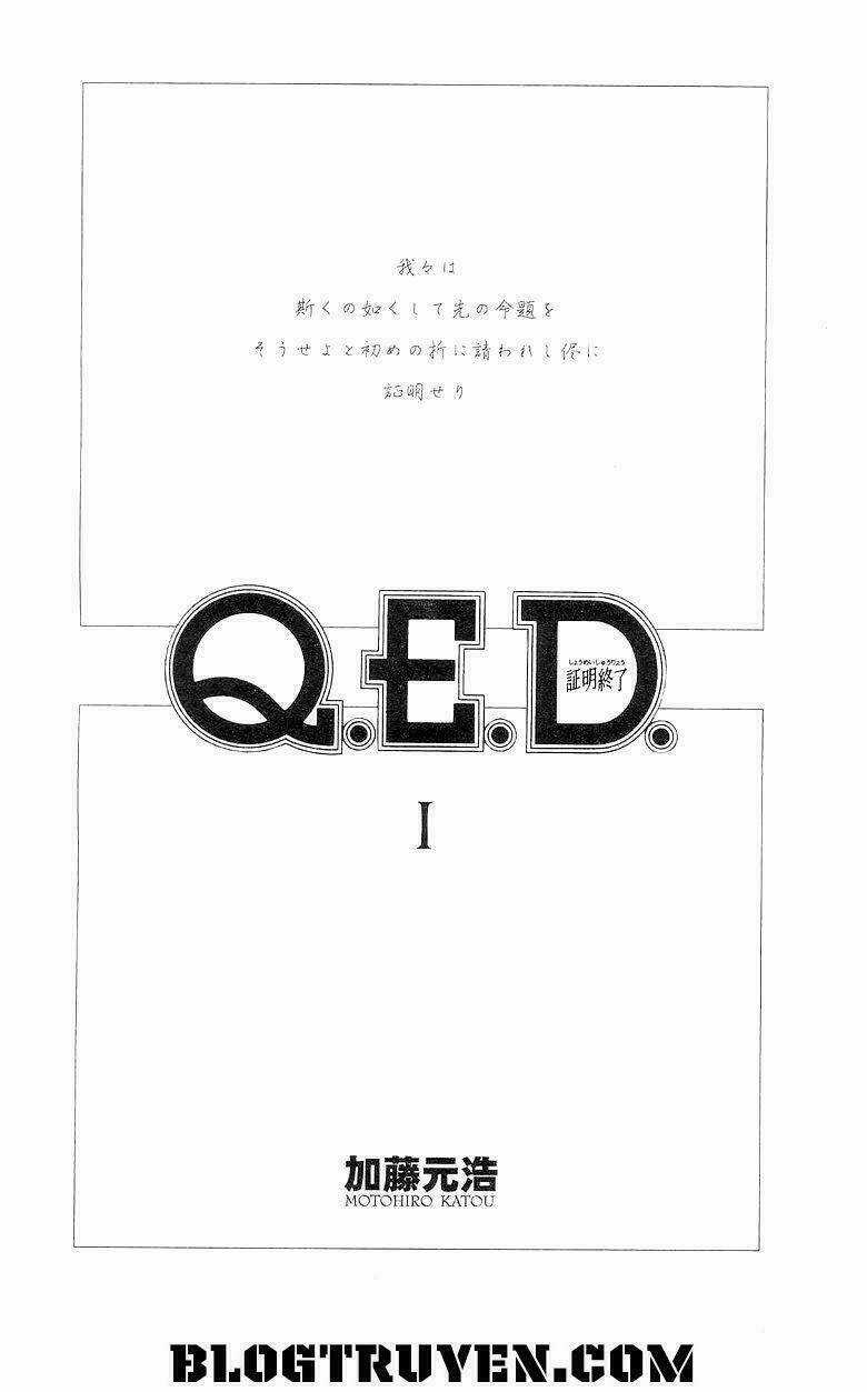 Q.E.D. Chapter 1.1 trang 3