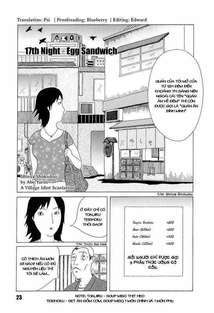Quán Ăn Về Đêm Chapter 17 trang 1
