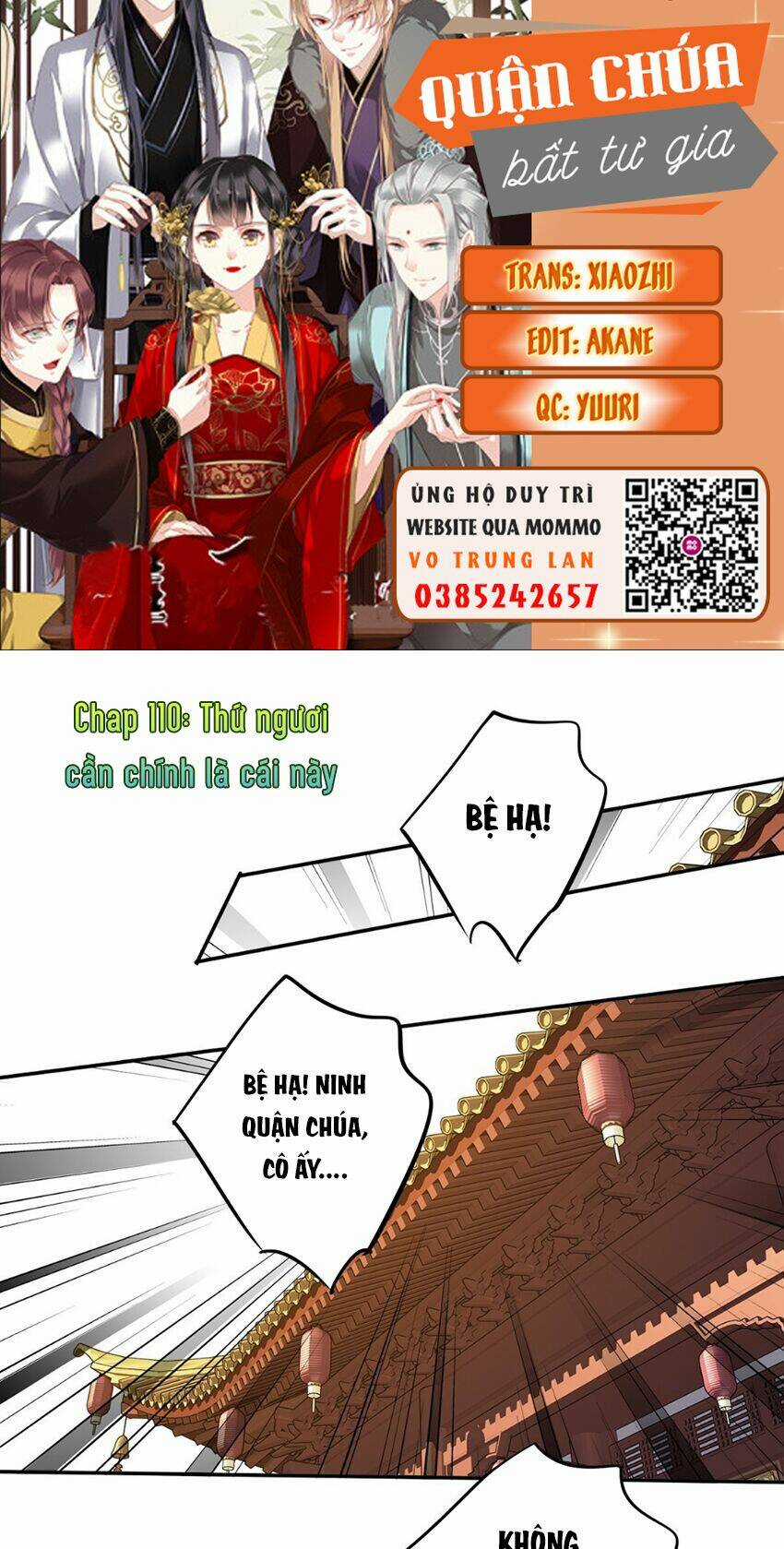 Quận Chúa Bất Tư Gia Chapter 110 trang 1