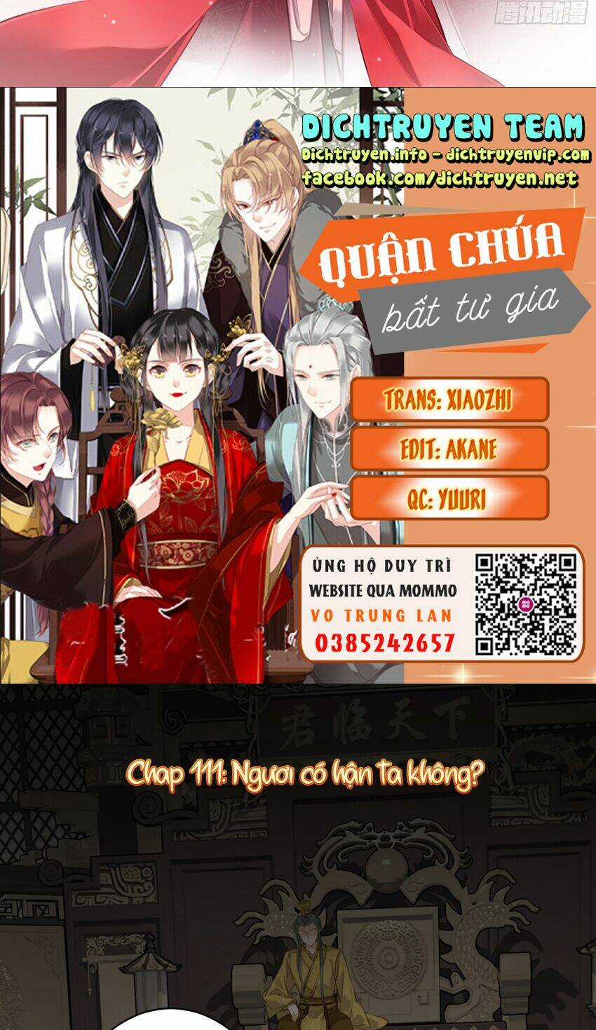 Quận Chúa Bất Tư Gia Chapter 111 trang 1