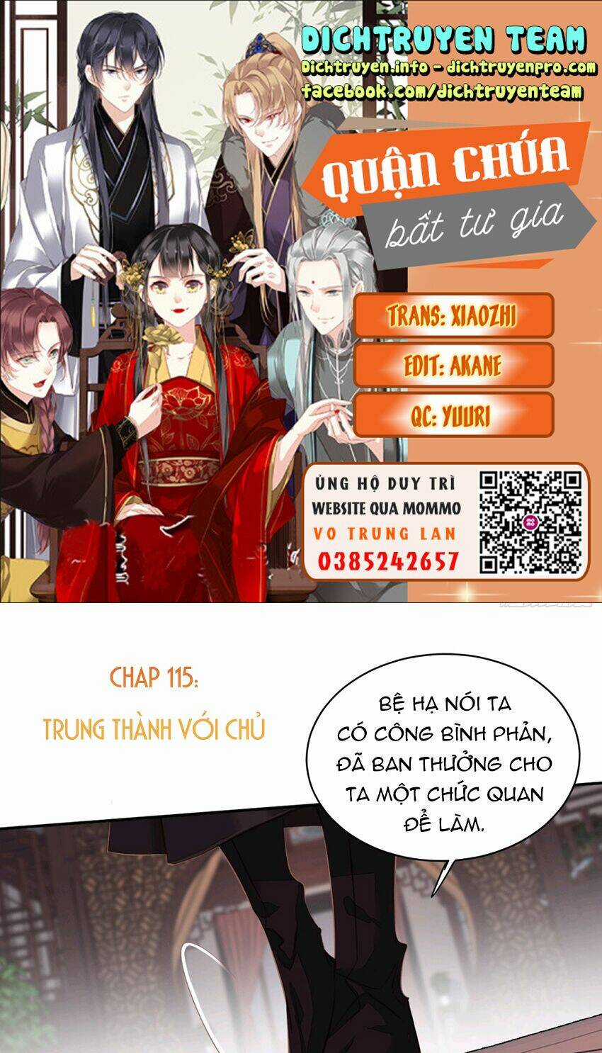 Quận Chúa Bất Tư Gia Chapter 115 trang 0