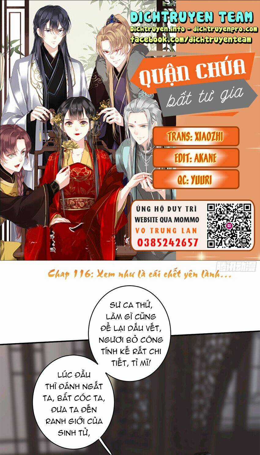 Quận Chúa Bất Tư Gia Chapter 116 trang 0