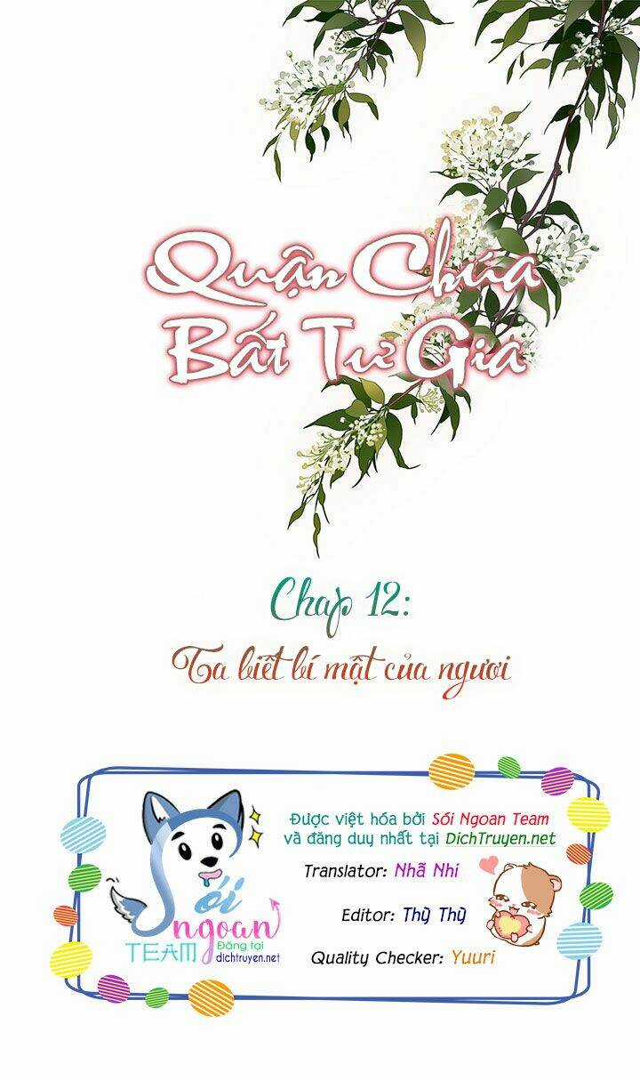 Quận Chúa Bất Tư Gia Chapter 12 trang 0