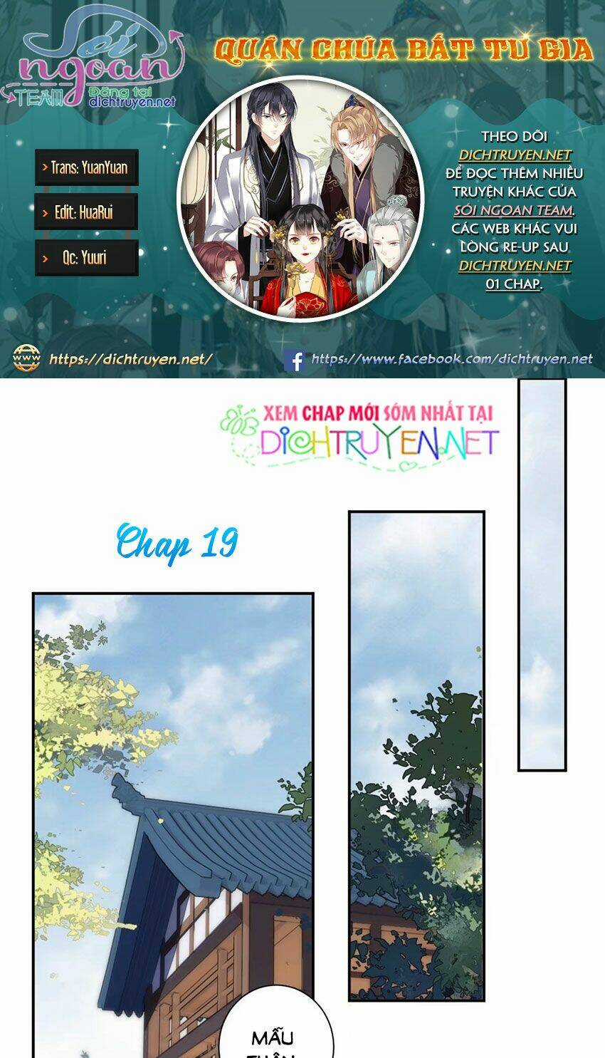 Quận Chúa Bất Tư Gia Chapter 19 trang 0