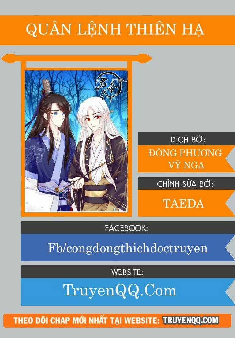 Quân Lệnh Thiên Hạ Chapter 3 trang 0