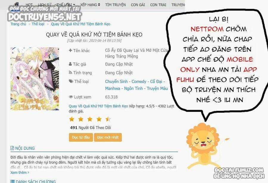 Quay Về Quá Khứ Mở Tiệm Bánh Kẹo Chapter 51.1 trang 45