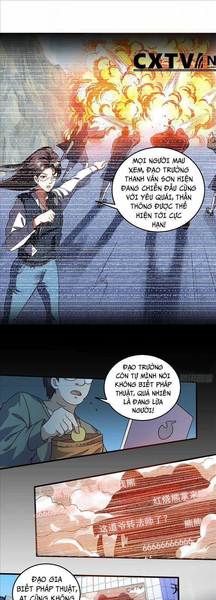 Quốc Thuật? Bần Đạo Không Biết!Bần Đạo Chỉ Biết Lôi Pháp Chương 8 trang 17