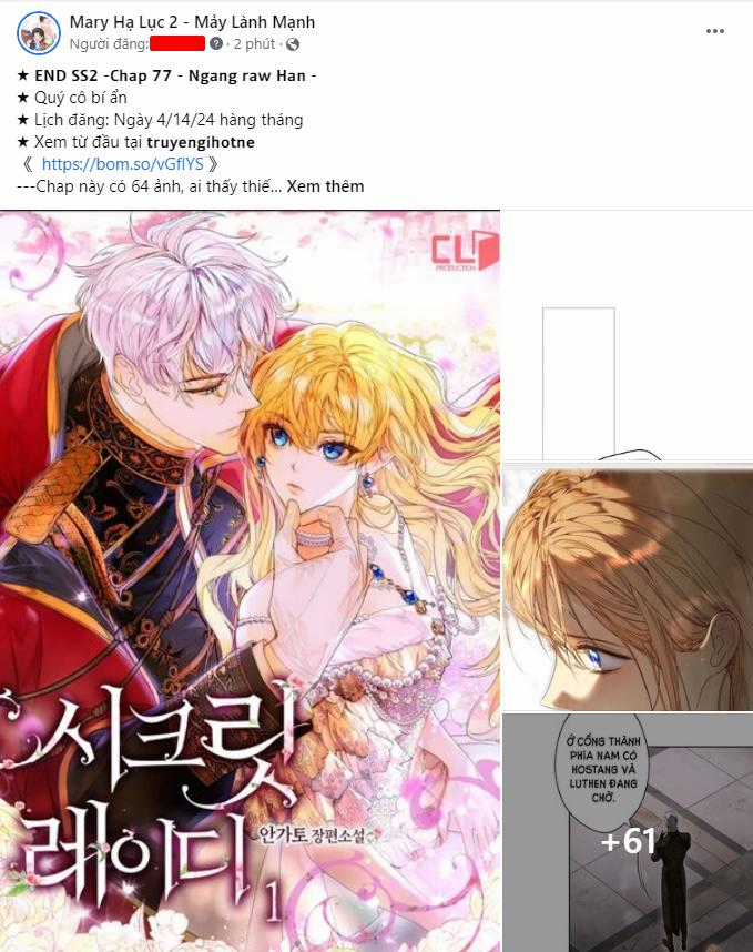 Quý Cô Bí Ẩn - Secret Lady Chapter 7.1 trang 1