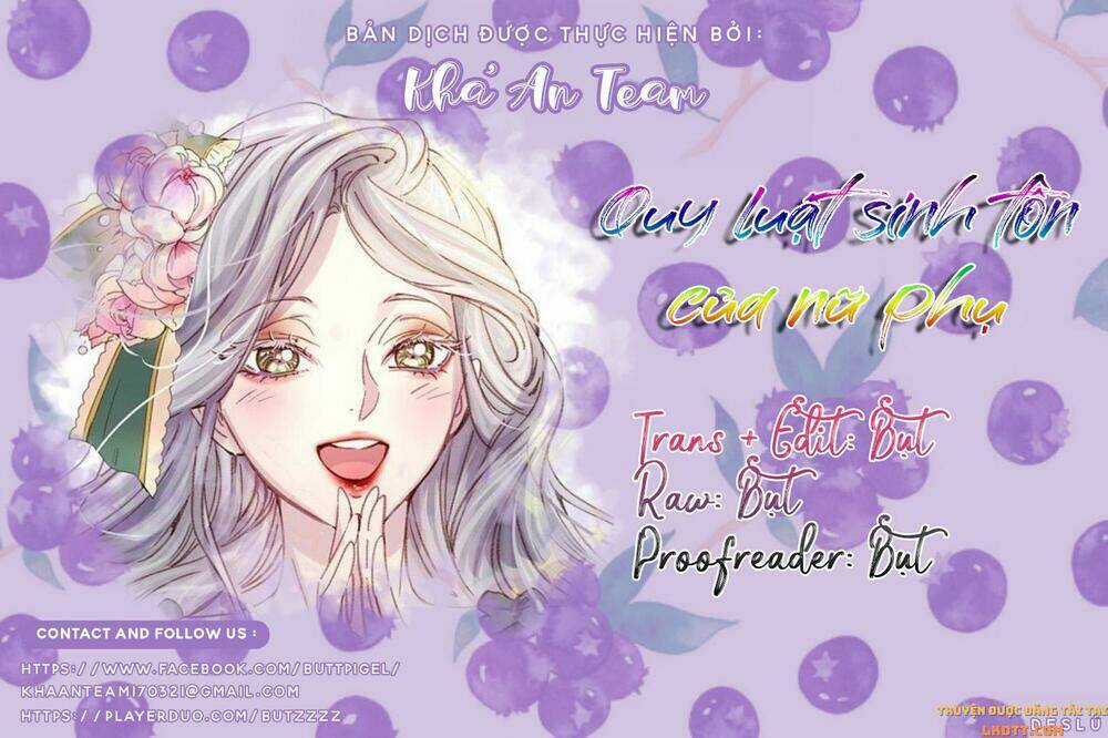 Quy Luật Sinh Tồn Của Nữ Phụ Chapter 23 trang 0