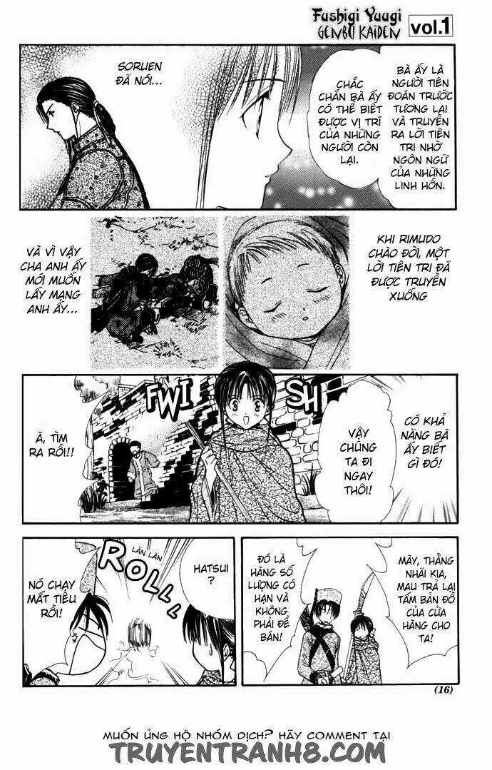 Quyển Sách Kỳ Bí - Fushigi Yuugi Chapter 7.1 trang 9