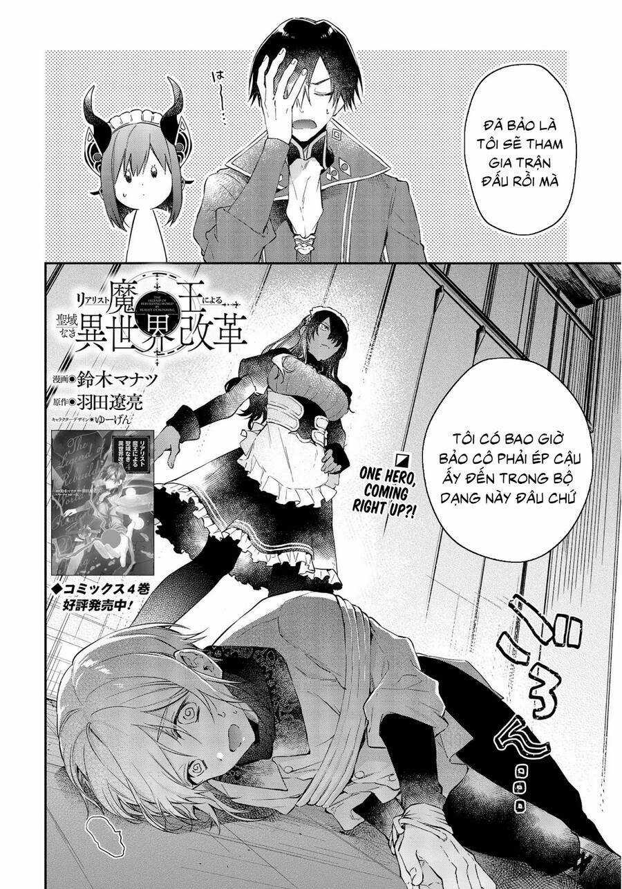 Realist Maou Niyoru Seiiki Naki Isekai Kaikaku Chapter 28 trang 2