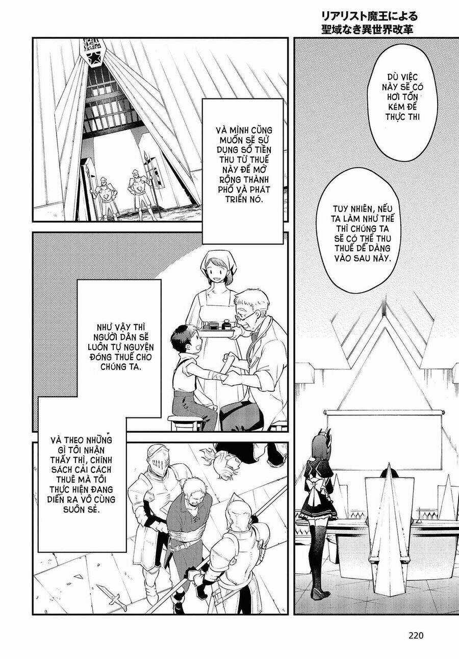 Realist Maou Niyoru Seiiki Naki Isekai Kaikaku Chapter 33 trang 8