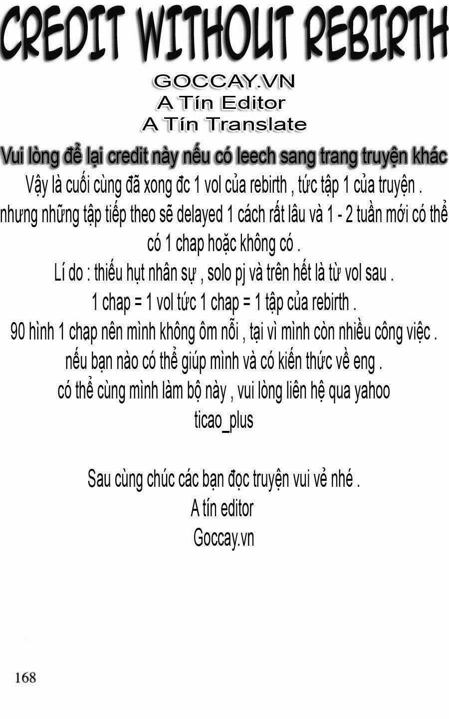 Rebirth - Tái Sinh Chapter 6 trang 11