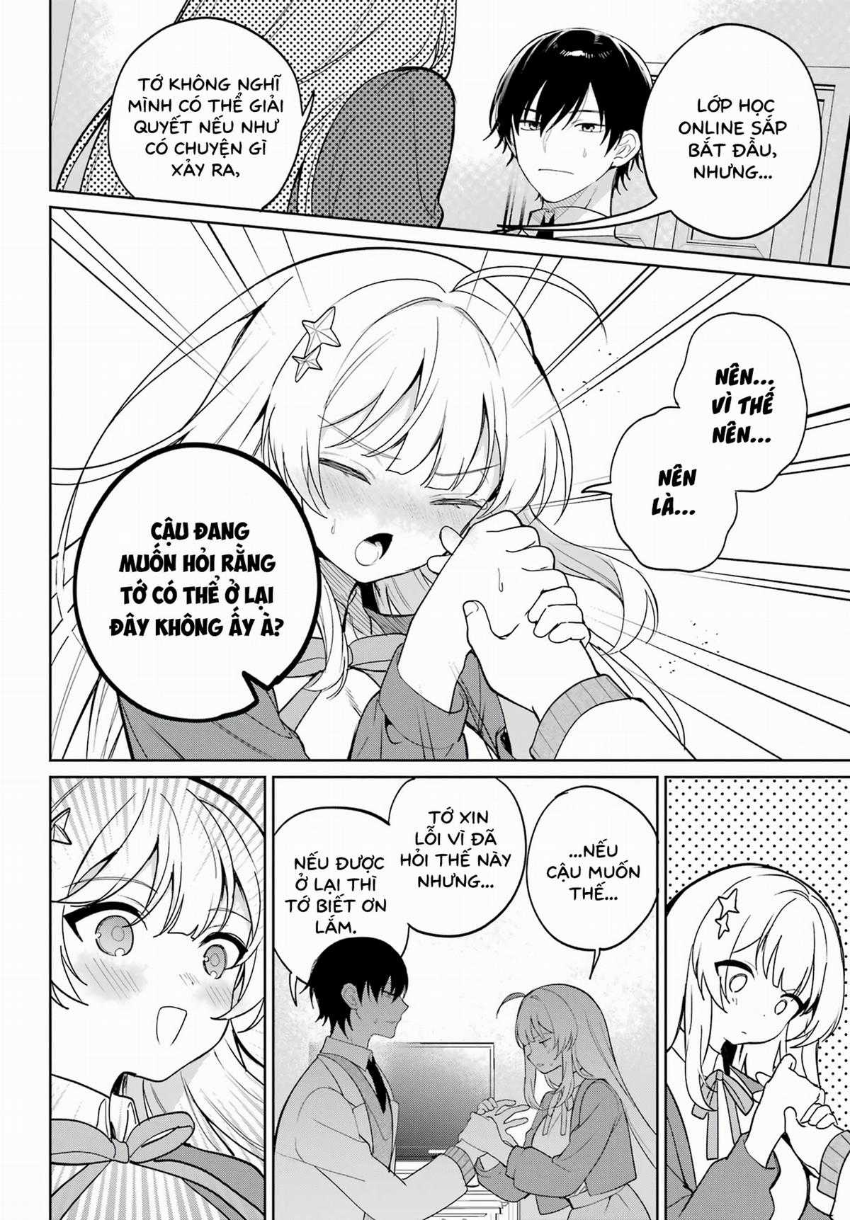 Remote Jugyou ni Nattara Class 1 no Bishoujo to Doukyo Suru Koto ni Natta Chapter 1 trang 36