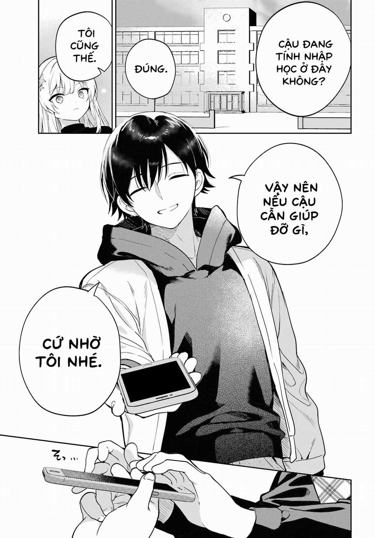 Remote Jugyou ni Nattara Class 1 no Bishoujo to Doukyo Suru Koto ni Natta Chapter 1 trang 49