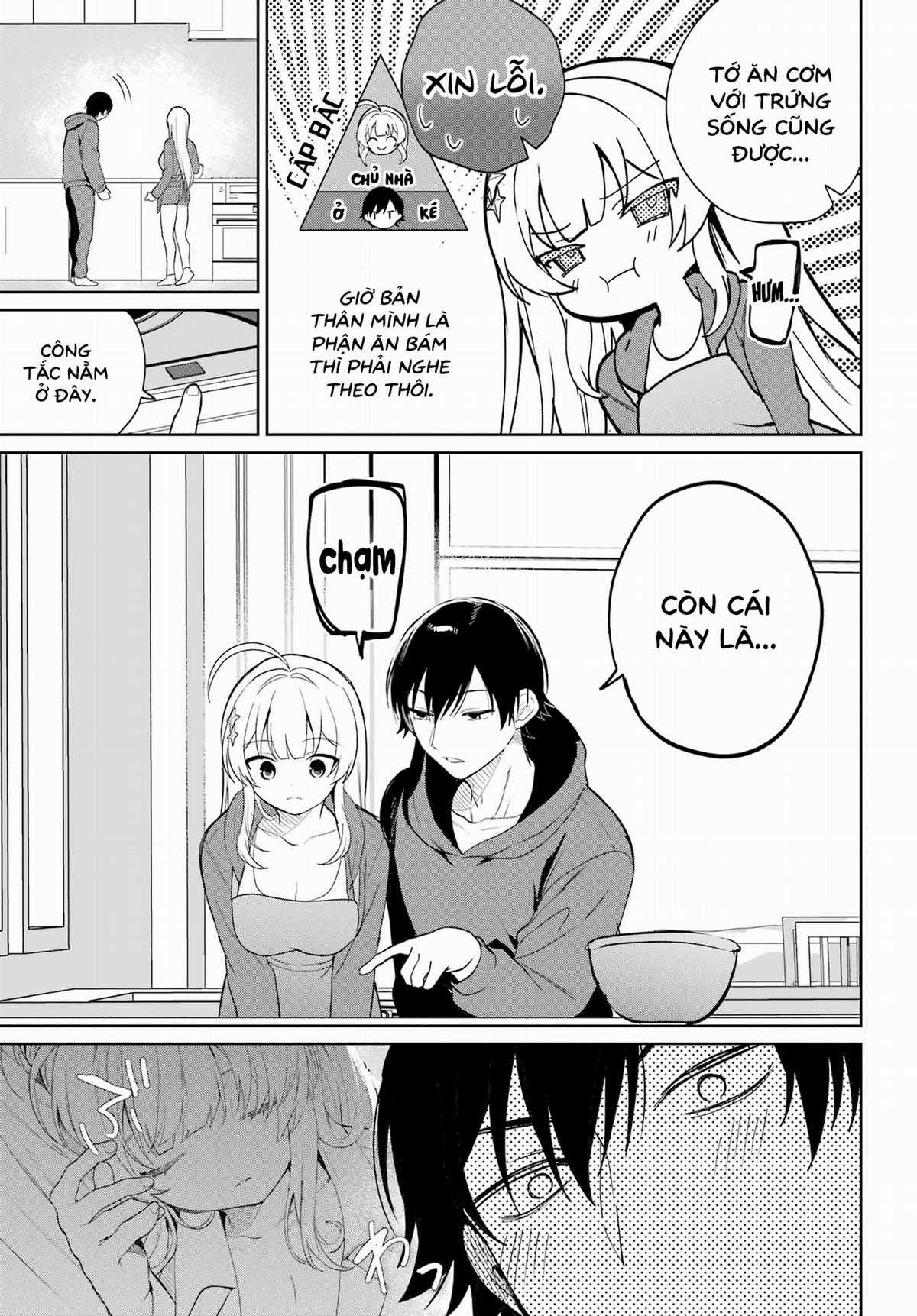 Remote Jugyou ni Nattara Class 1 no Bishoujo to Doukyo Suru Koto ni Natta Chapter 2 trang 11