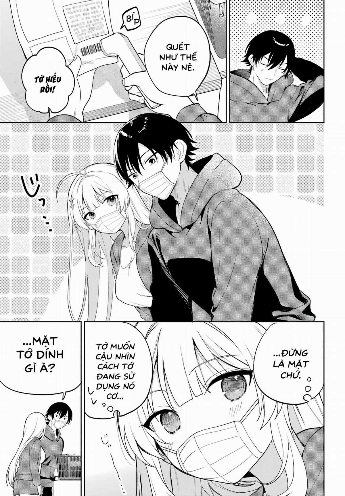 Remote Jugyou ni Nattara Class 1 no Bishoujo to Doukyo Suru Koto ni Natta Chapter 2 trang 23