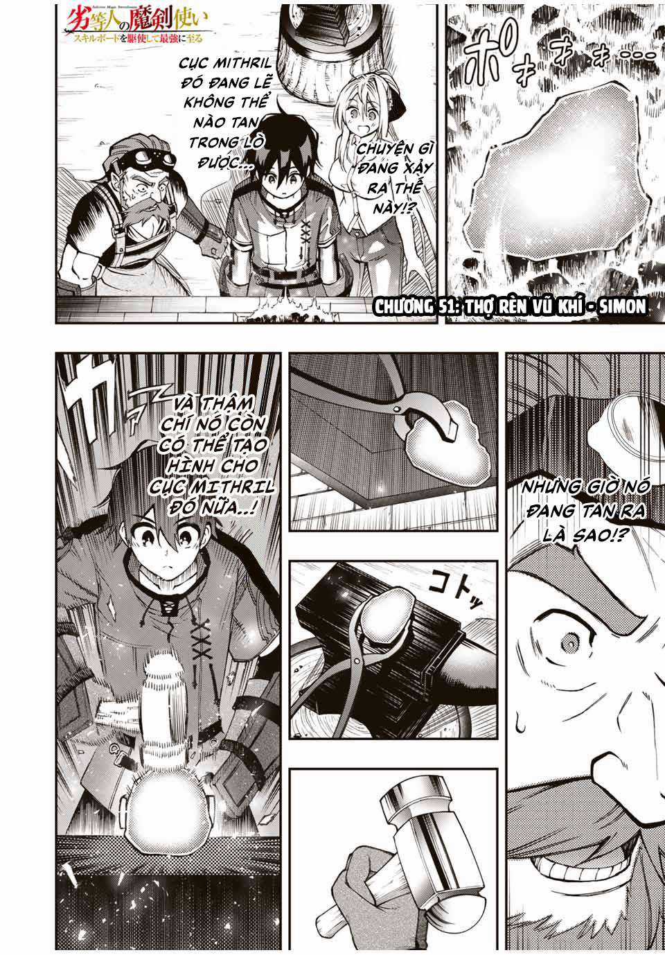 Rettou Hito no Maken Tsukai: Sukiruboudo wo Kushi Shite Saikyou ni Itaru Chapter 51 trang 0