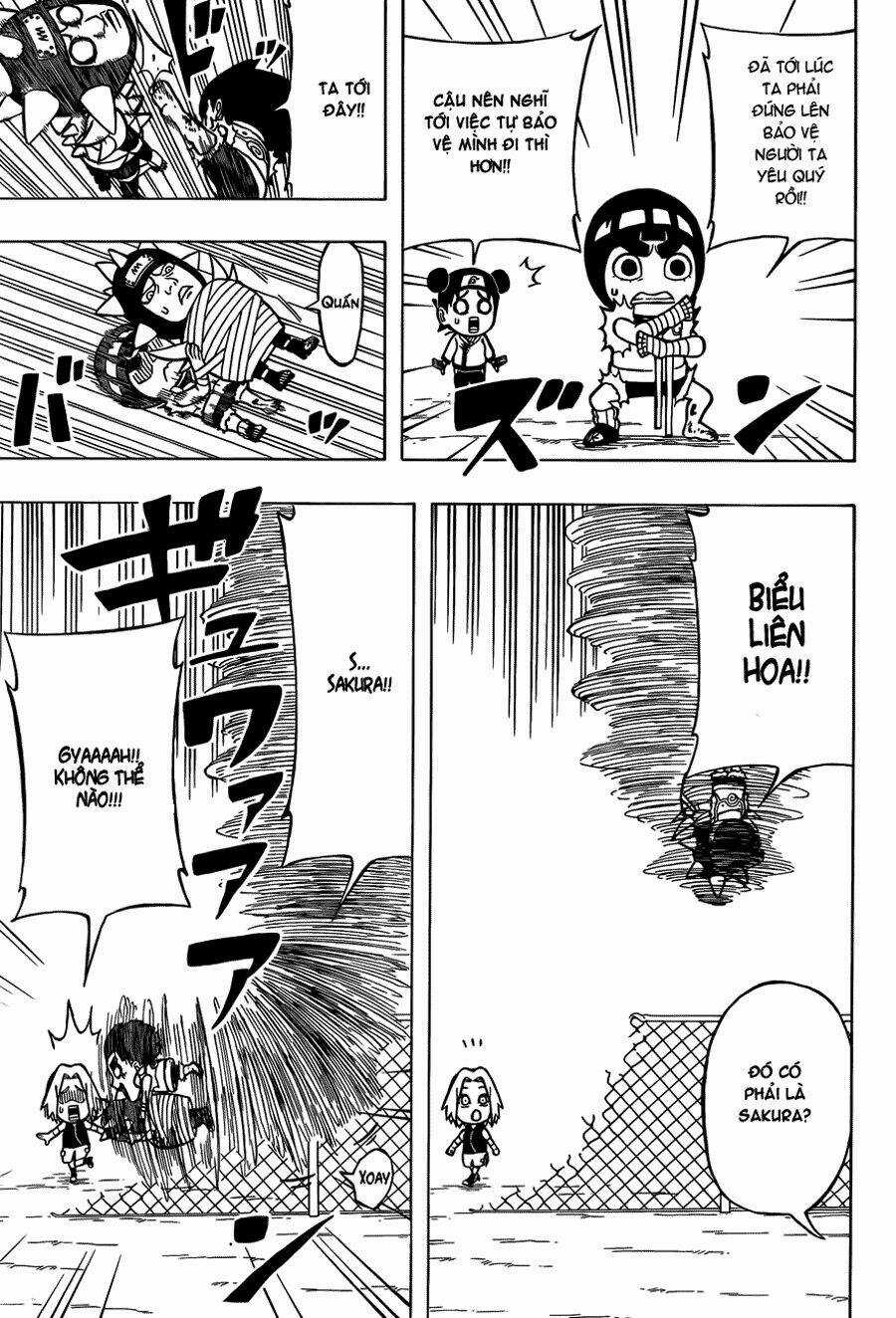 Rock Lee's Springtime Of Youth Chapter 12.5 trang 9