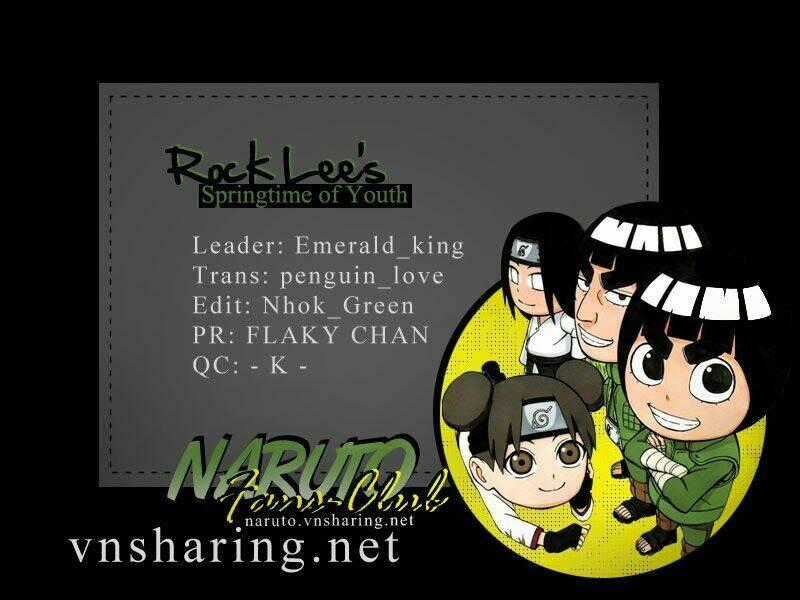 Rock Lee's Springtime Of Youth Chapter 20 trang 29
