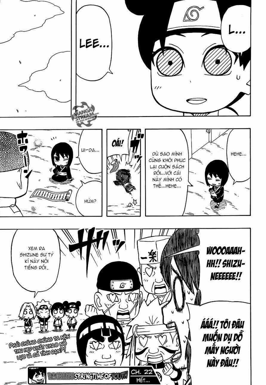 Rock Lee's Springtime Of Youth Chapter 22 trang 28