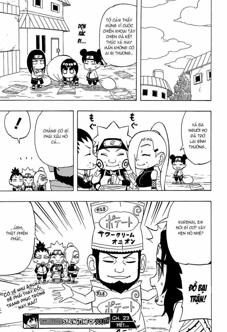 Rock Lee's Springtime Of Youth Chapter 23 trang 26