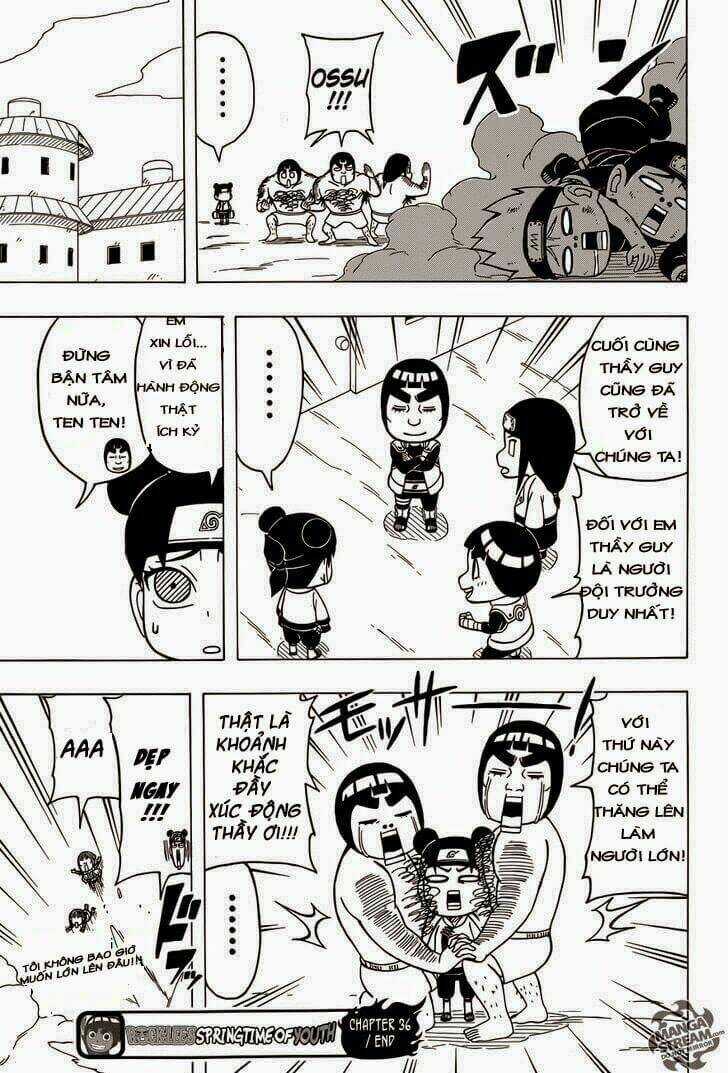 Rock Lee's Springtime Of Youth Chapter 36 trang 26