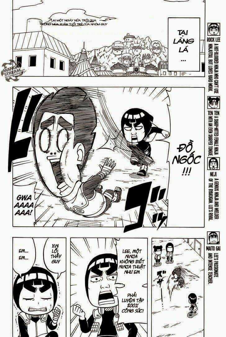Rock Lee's Springtime Of Youth Chapter 36 trang 3