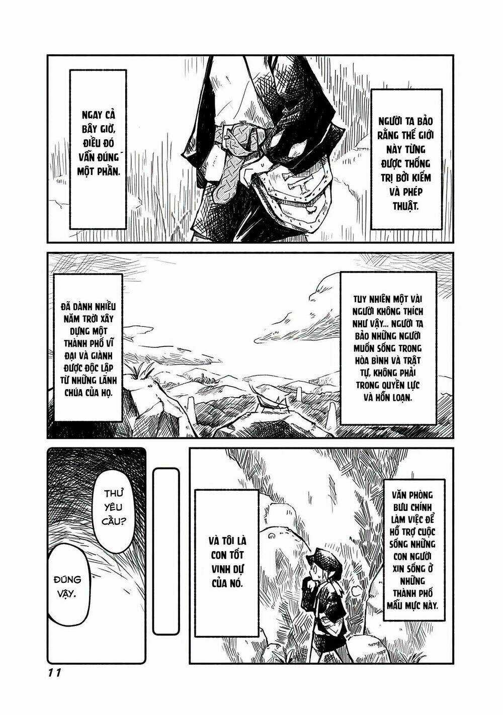 Rồng, Anh Hùng, Và Người Đưa Thư Chapter 1 trang 10