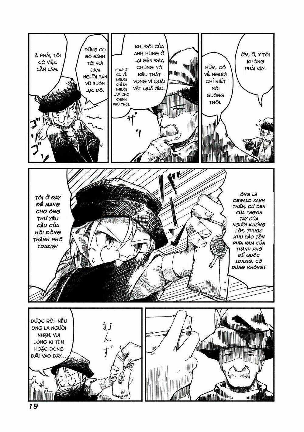 Rồng, Anh Hùng, Và Người Đưa Thư Chapter 1 trang 18