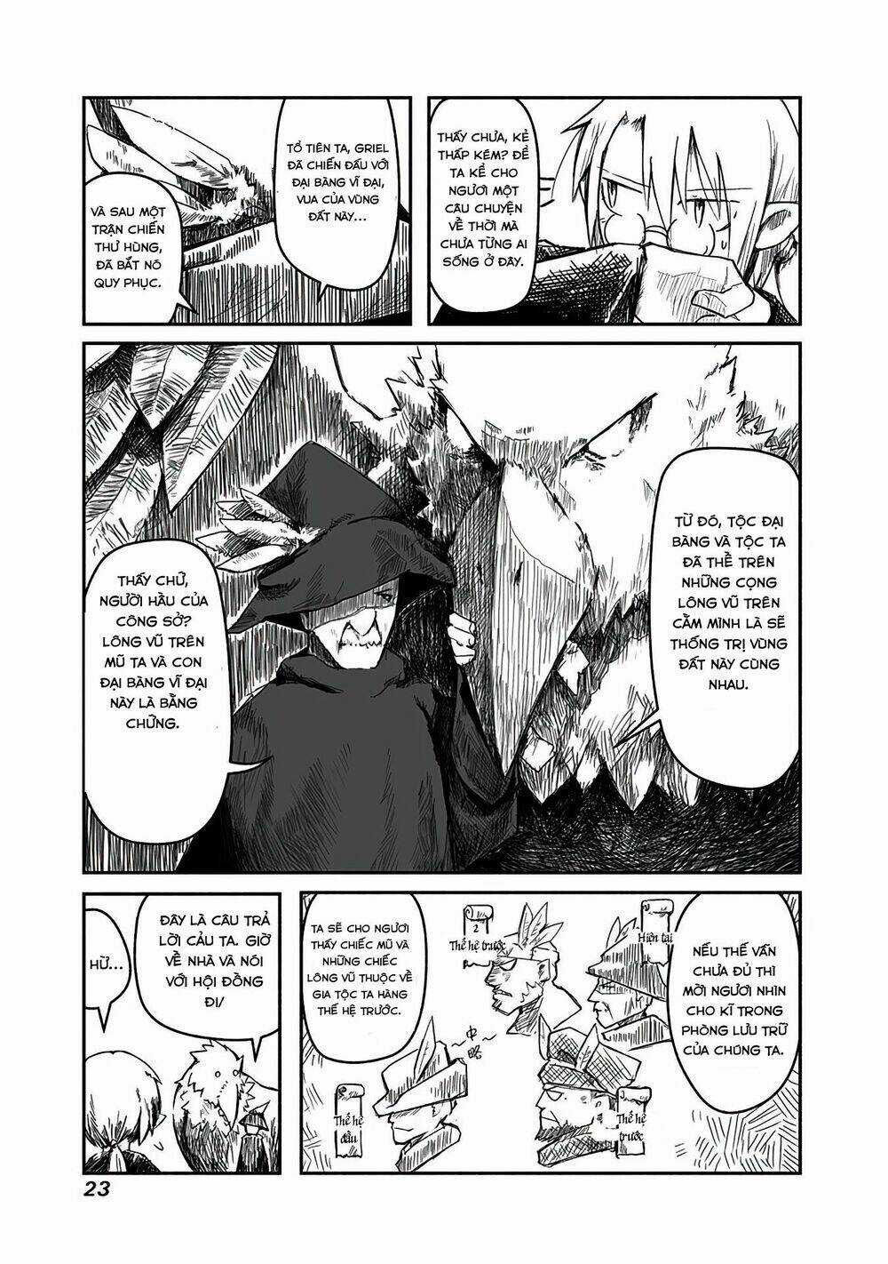 Rồng, Anh Hùng, Và Người Đưa Thư Chapter 1 trang 22