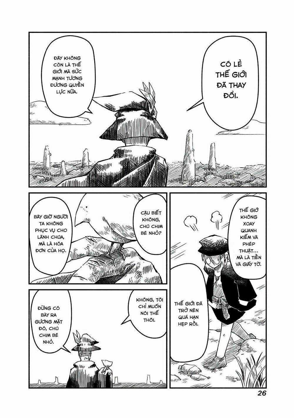 Rồng, Anh Hùng, Và Người Đưa Thư Chapter 1 trang 25