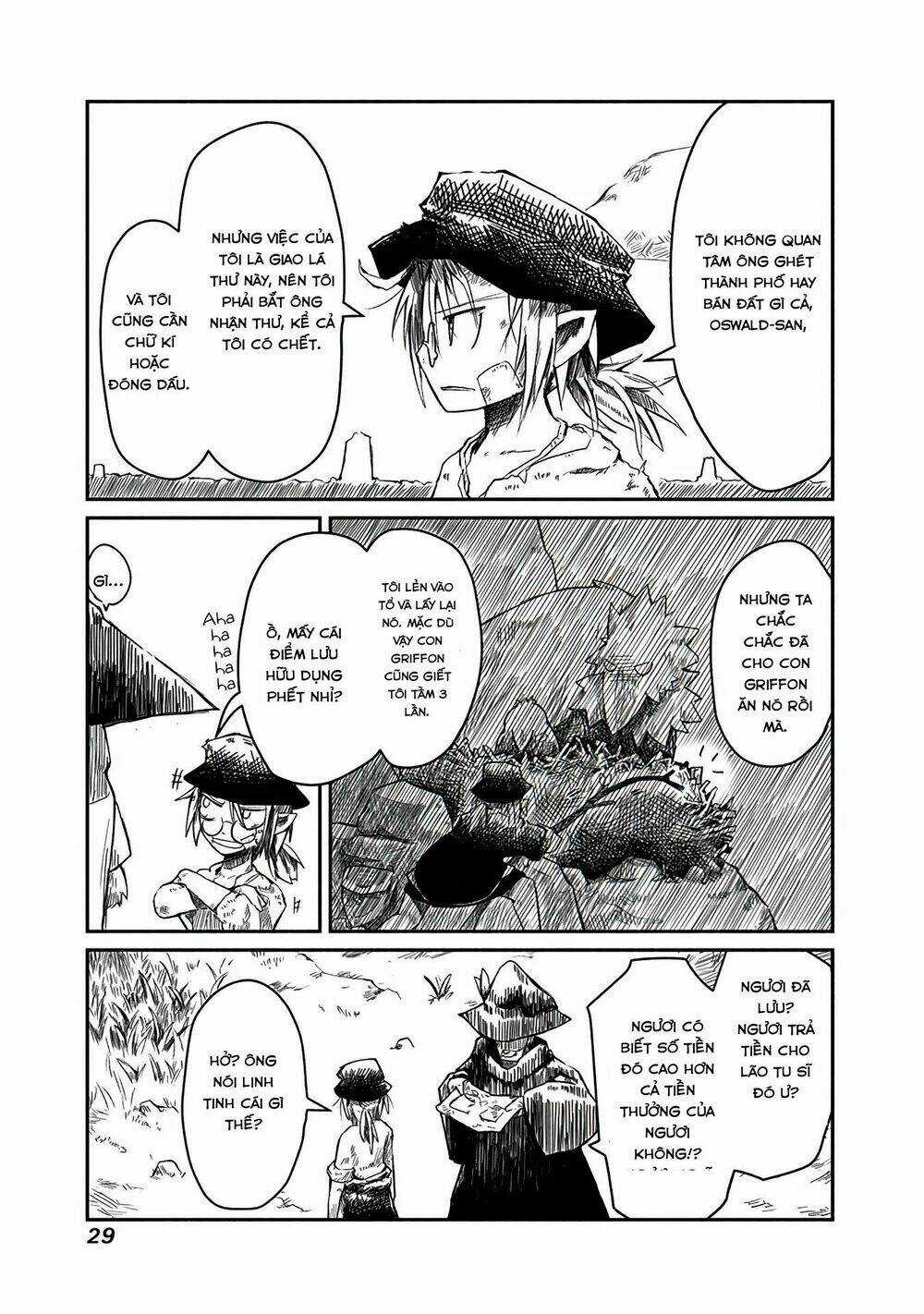 Rồng, Anh Hùng, Và Người Đưa Thư Chapter 1 trang 28