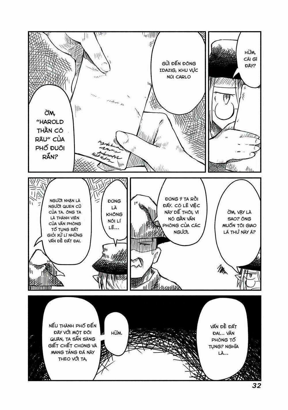 Rồng, Anh Hùng, Và Người Đưa Thư Chapter 1 trang 31