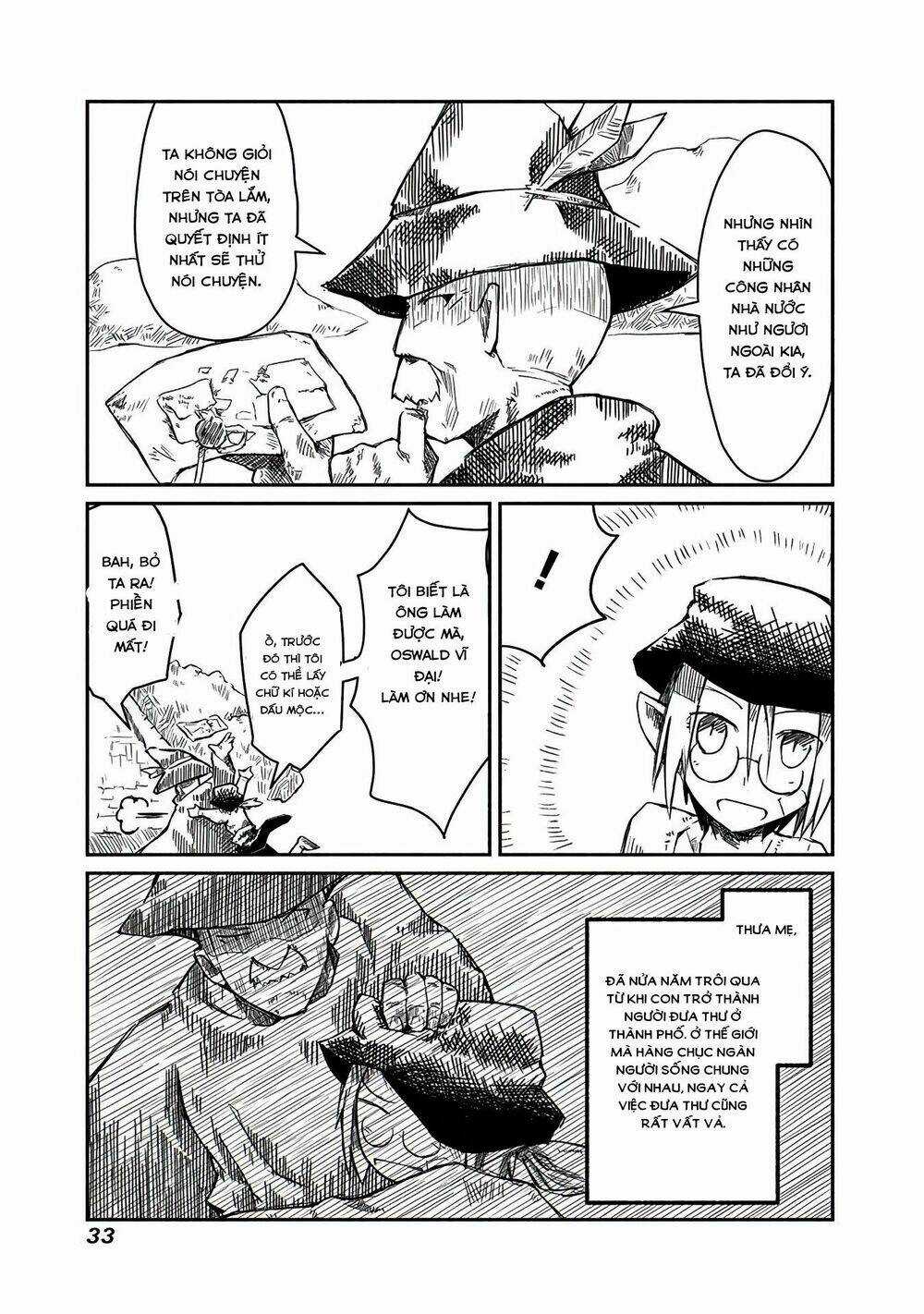 Rồng, Anh Hùng, Và Người Đưa Thư Chapter 1 trang 32