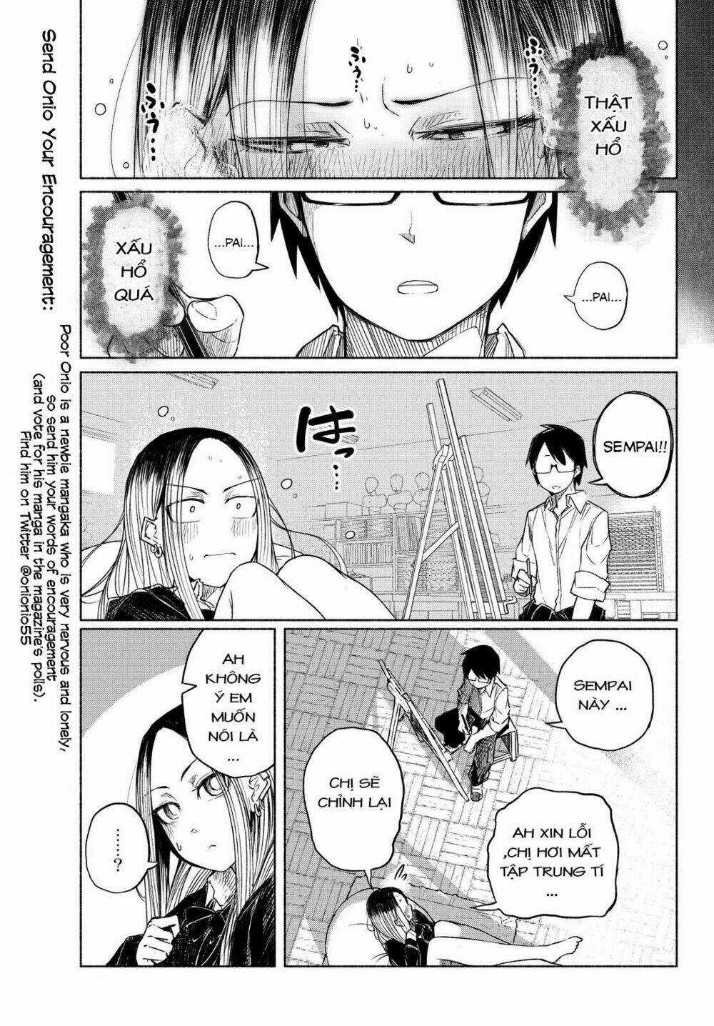 Rough Sketch Senpai Chapter 2 trang 9