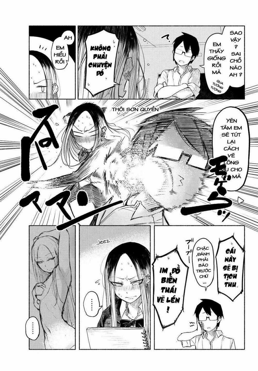 Rough Sketch Senpai Chapter 4 trang 9