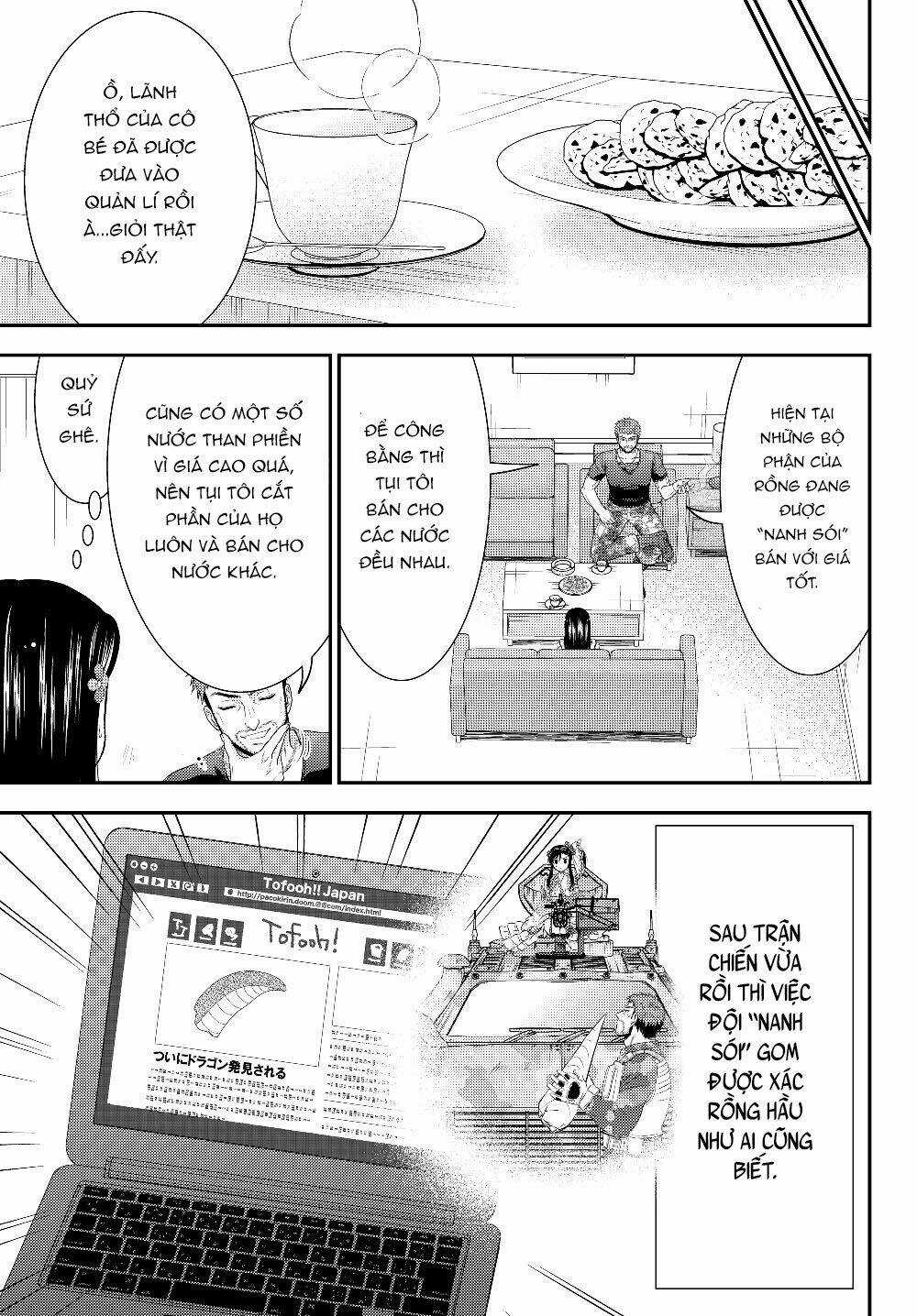 Rougo Ni Sonaete Isekai De 8-Manmai No Kinka Wo Tamemasu Chapter 47 trang 3