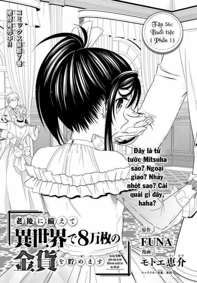 Rougo Ni Sonaete Isekai De 8-Manmai No Kinka Wo Tamemasu Chapter 56 trang 1