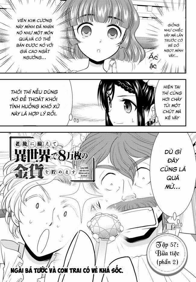 Rougo Ni Sonaete Isekai De 8-Manmai No Kinka Wo Tamemasu Chapter 57 trang 1