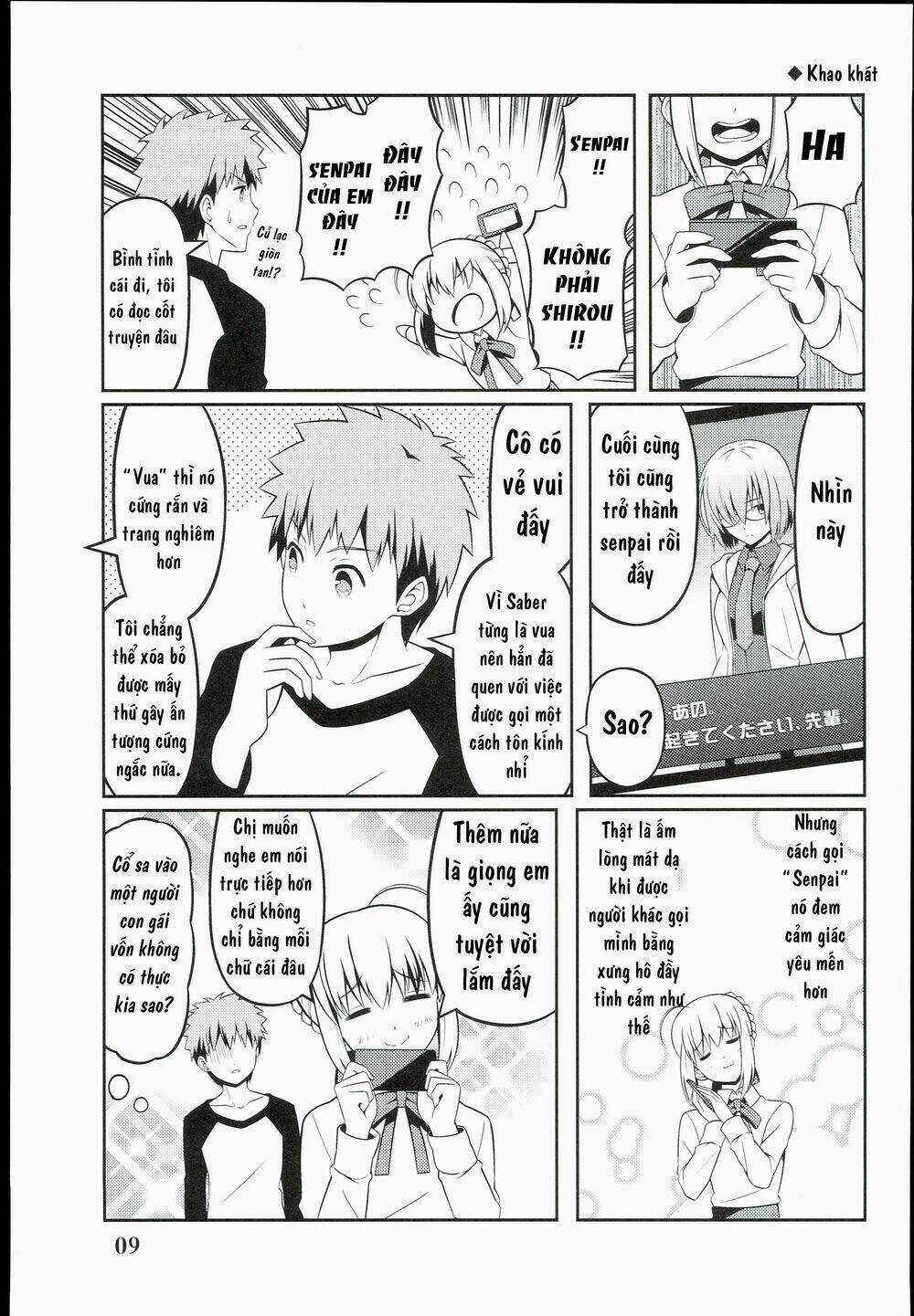 Saber-San Chơi Fgo! Chapter 1 trang 10