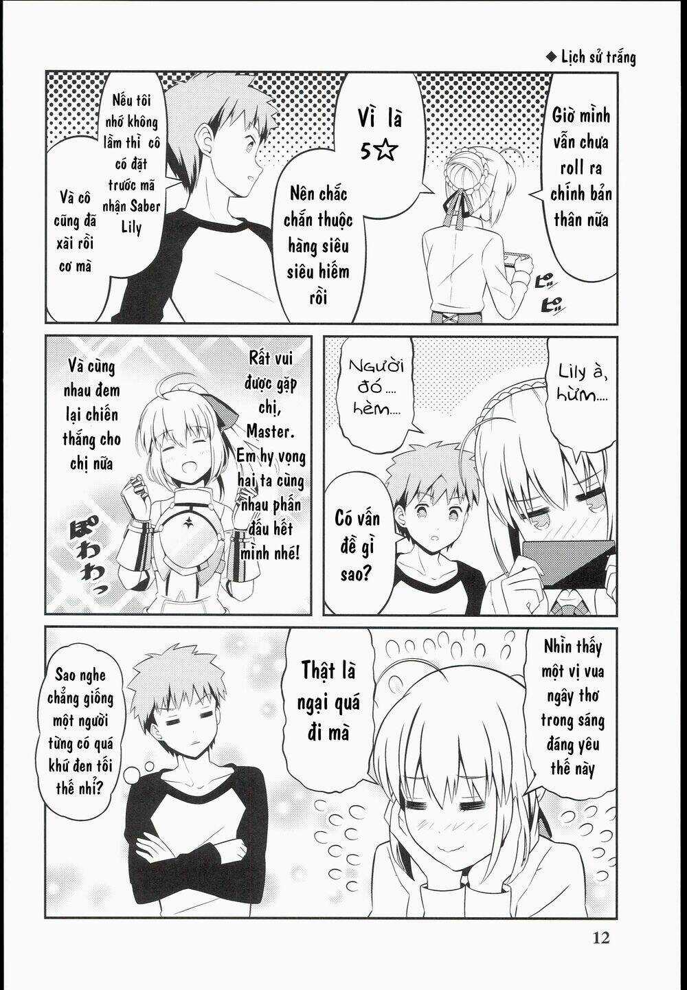 Saber-San Chơi Fgo! Chapter 1 trang 13