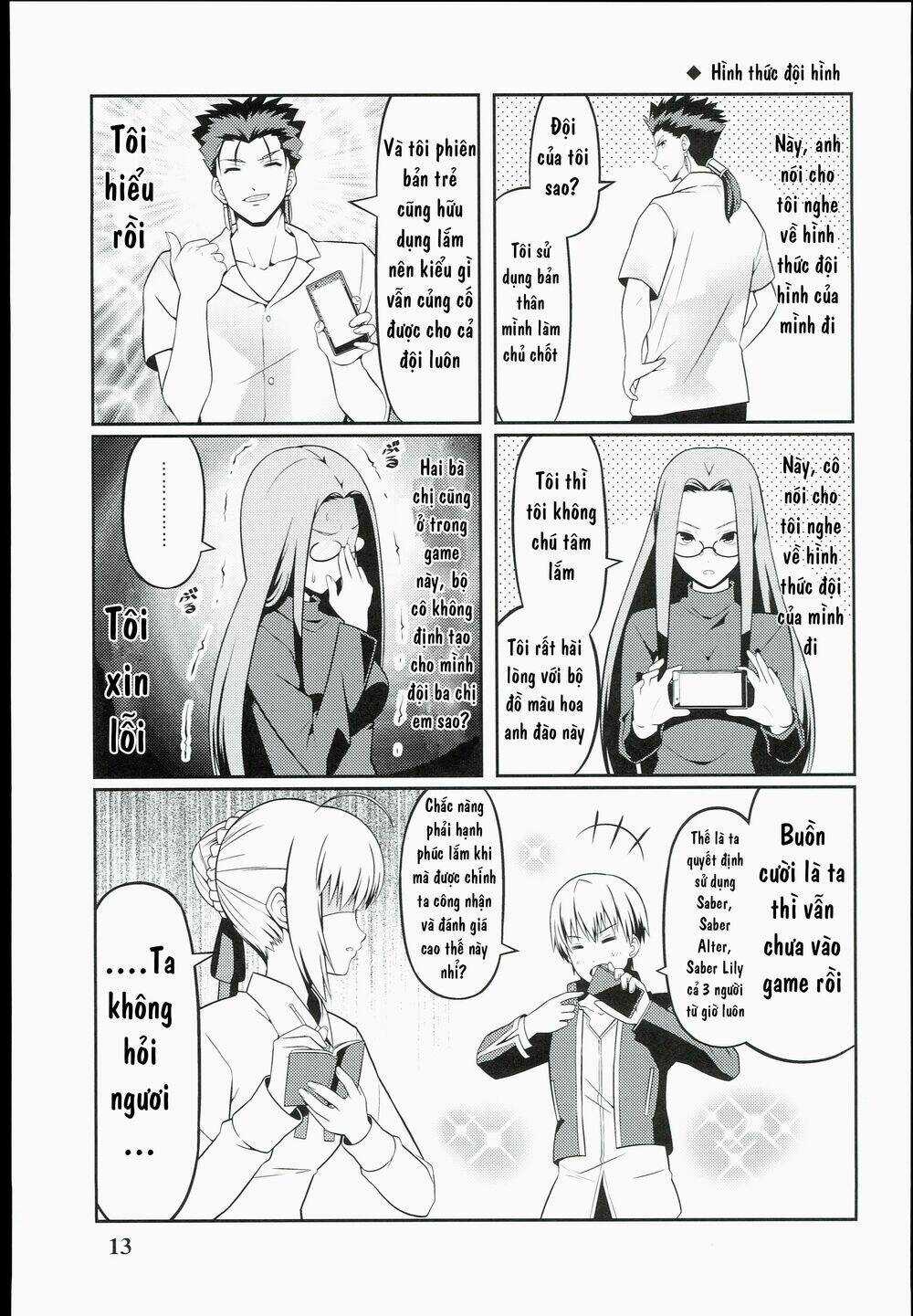 Saber-San Chơi Fgo! Chapter 1 trang 14