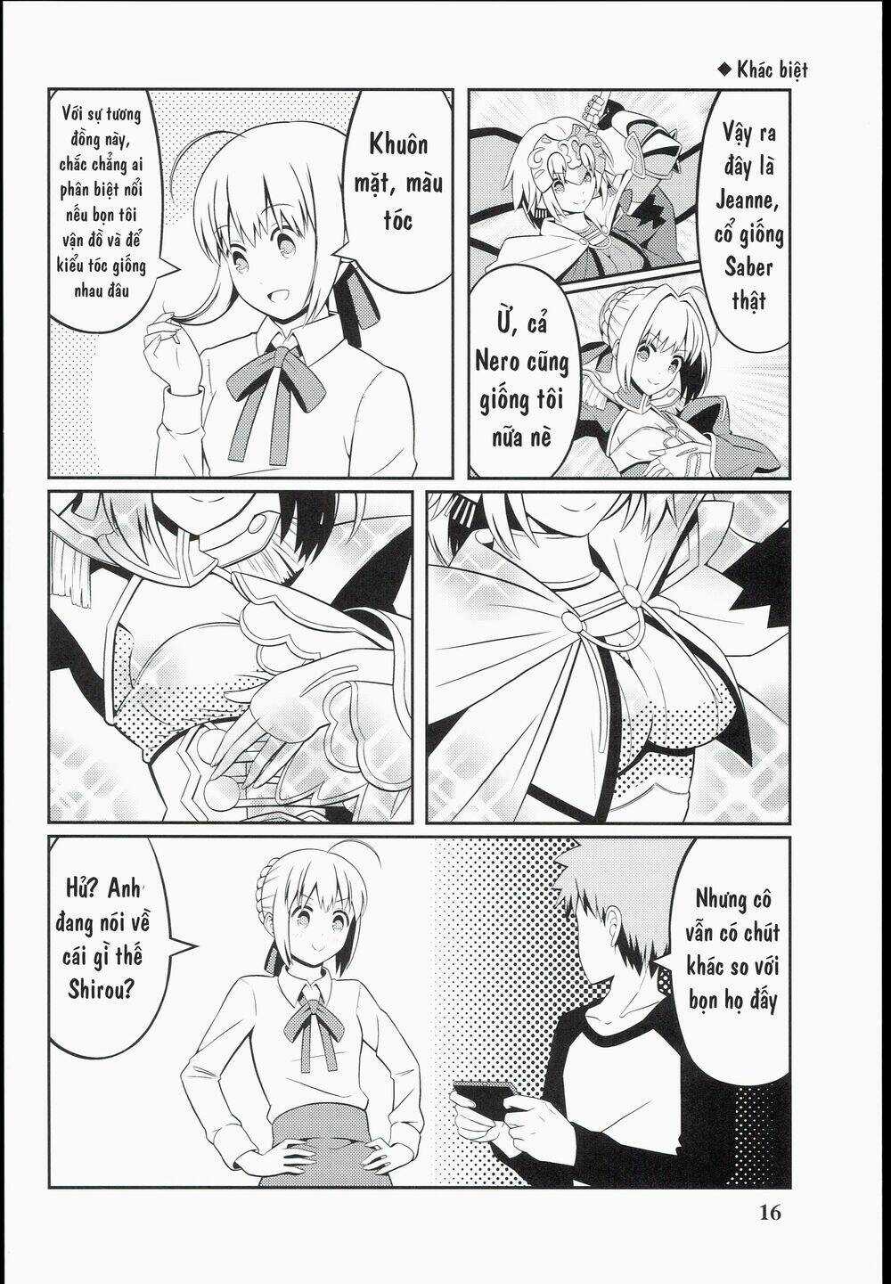 Saber-San Chơi Fgo! Chapter 1 trang 17