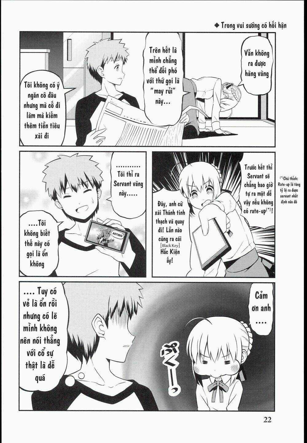 Saber-San Chơi Fgo! Chapter 1 trang 23