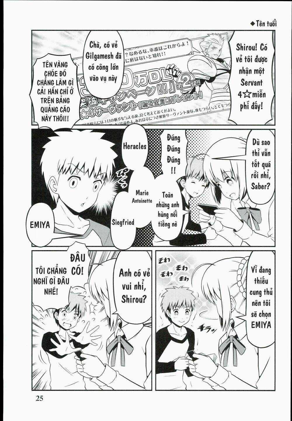 Saber-San Chơi Fgo! Chapter 1 trang 26