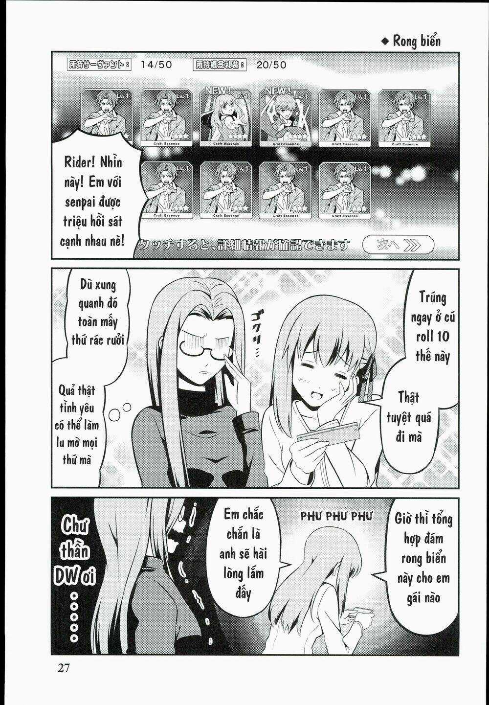 Saber-San Chơi Fgo! Chapter 1 trang 28