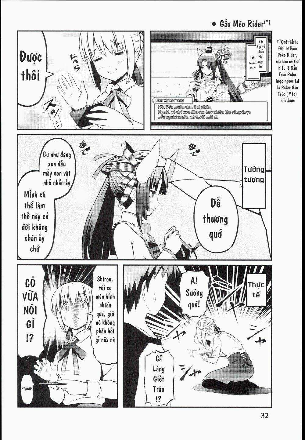 Saber-San Chơi Fgo! Chapter 1 trang 33