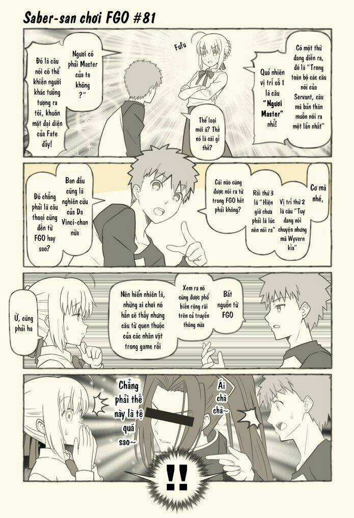Saber-San Chơi Fgo! Chapter 51 trang 38